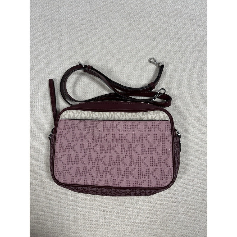 Michael Kors Jet Set Travel Large Camera Crossbody Bag Luggage Leather
